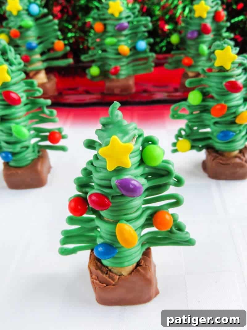 Easy No-Bake Christmas Tree Desserts: Fun and simple holiday treats that kids will love to make and eat.