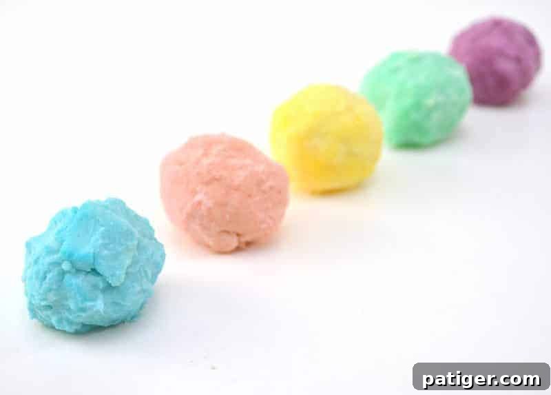 Enchanted Rainbow Stones: A Hidden Fortune 3 A bowl of baking soda and vinegar, illustrating the exciting fizzing reaction central to the magic rock reveal.