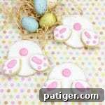 Peek-a-Boo Bunny Tail Treats 6 Small image of a bunny butt cookie for sharing prompt.