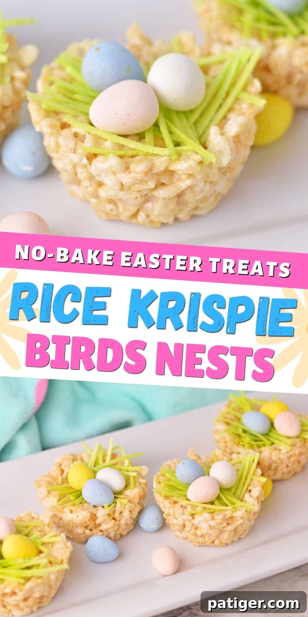 Rice Krispie Birds Nests: Easy No Bake Easter Treats, a final stunning presentation.