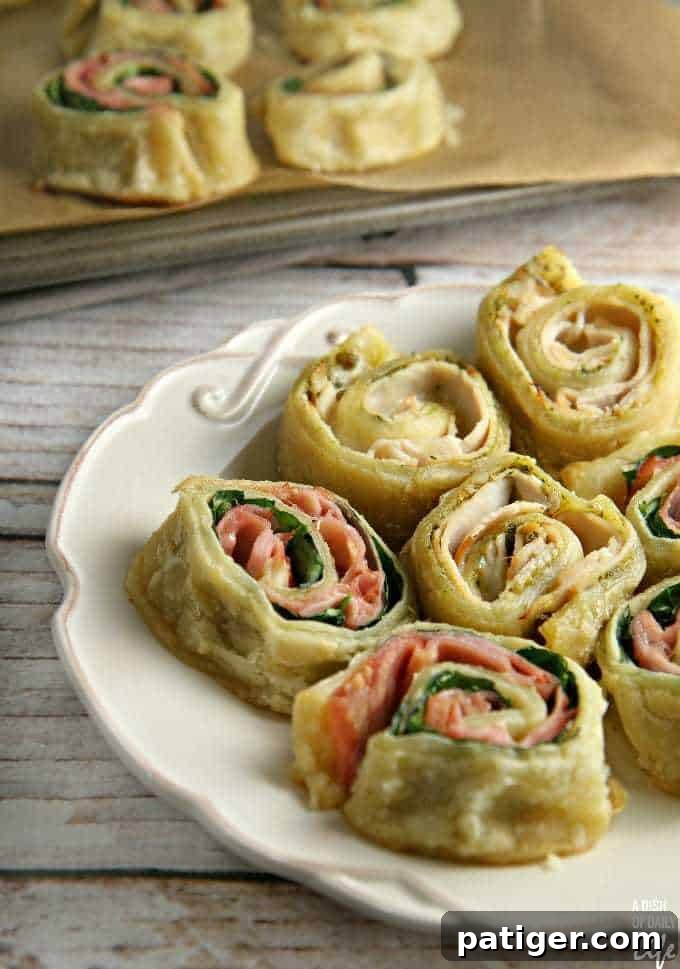 puff pastry snack roll ups