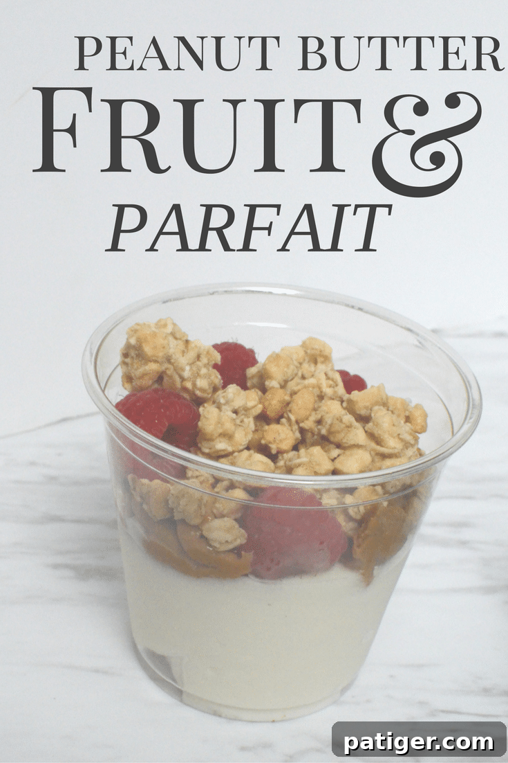 peanut butter and fruit parfait recipe