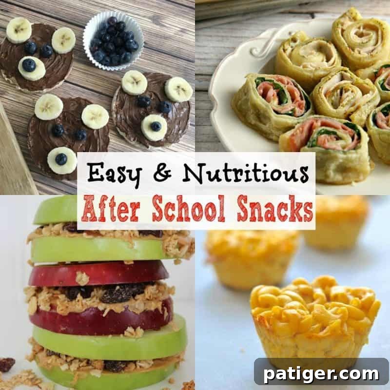 Easy after school snacks that the kids will love. These 26 nutritious after school snack recipes will keep the kids full and satisfied until dinnertime.