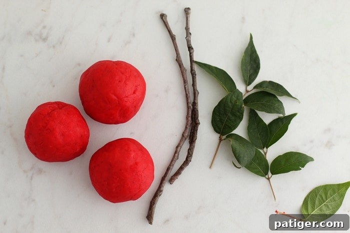 A non-toxic, taste-safe, apple scented playdough recipe perfect for Fall sensory play at home or in the classroom.