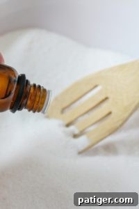 add essential oil drops to mixture