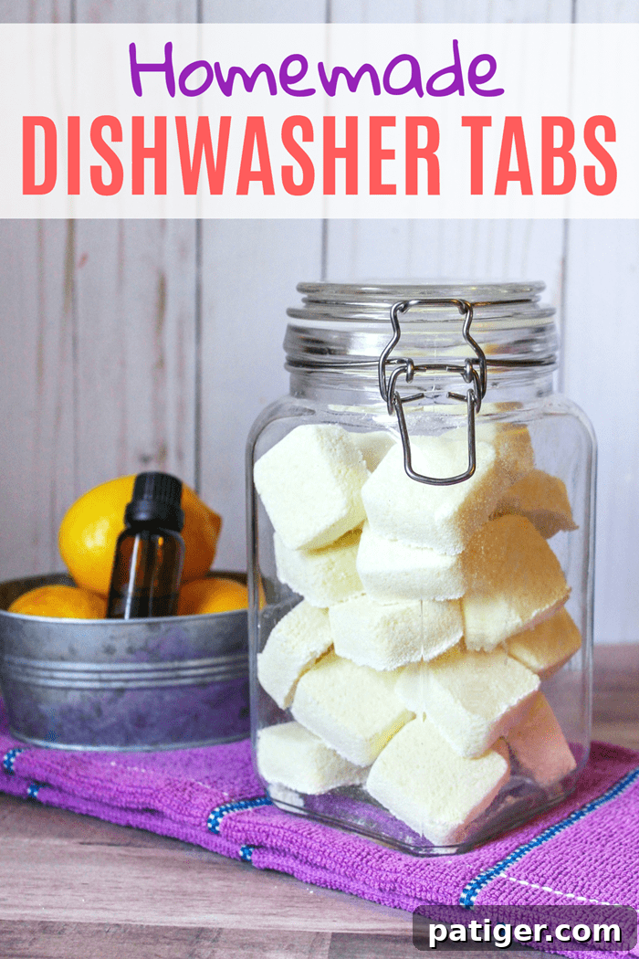 Save money -- and a trip to the store -- by making homemade dishwasher tabs with this easy DIY Dishwasher Tablets tutorial.