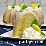 A small image of the Lemon Bundt Cake with glaze, used as a thumbnail in the callout.