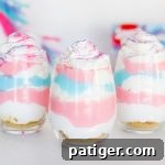 Unicorn pudding parfaits, made with Limited Edition Unicorn Magic Snack Pack Pudding Cups, are an easy no-bake dessert perfect for unicorn lovers!