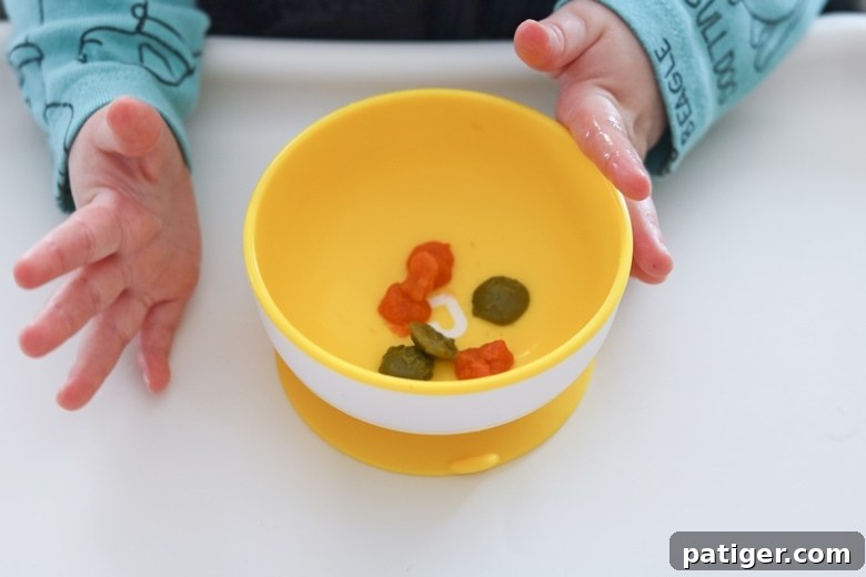 Frozen baby food dots ready for toddlers to enjoy as finger food