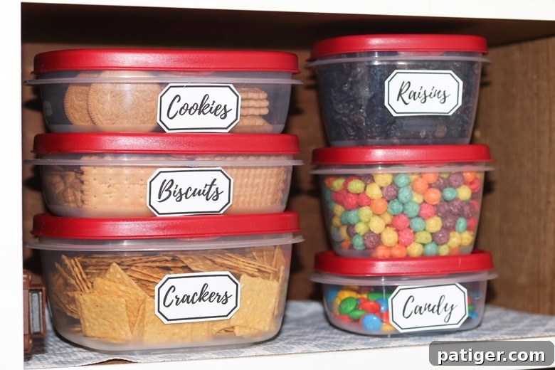 Pantry Organization and Pantry Labels