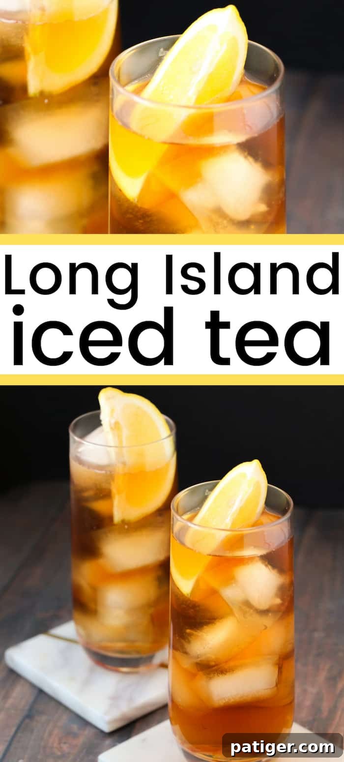 Made with multiple liquors, the Long Island Iced Tea is the kind of mixed drink that you will only need one of -- it is strong!