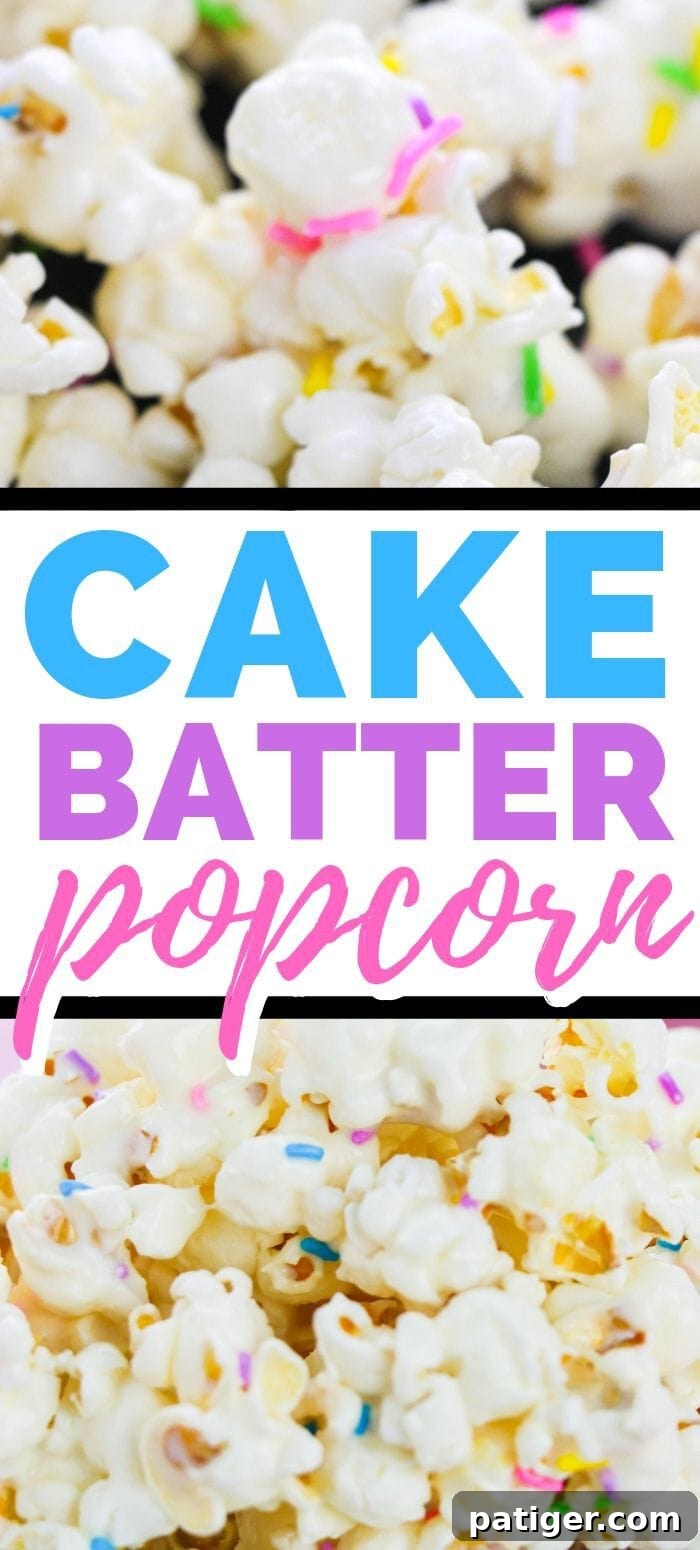 Cake Batter Popcorn