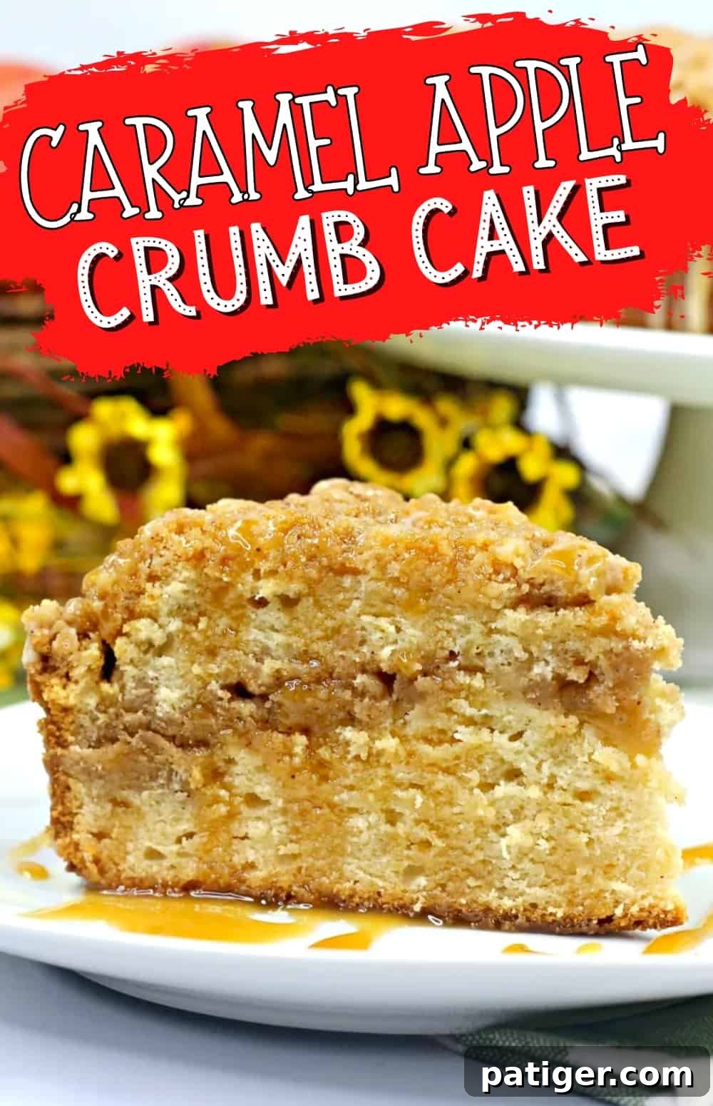 Caramel Apple Crumb Cake
