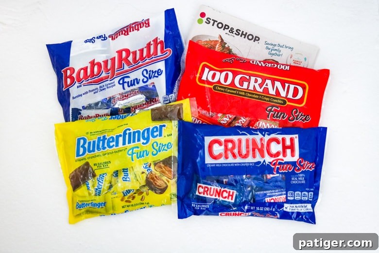 Halloween Candy Bars from Stop & Shop - Fun Size Favorites for Trick-or-Treaters and Bouquets