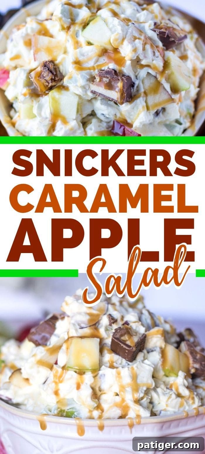 Ultimate Snickers Caramel Apple Salad 9 Snickers Caramel Apple Salad Recipe