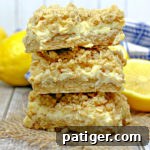 Oatmeal Lemon Creme Bars