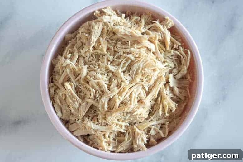 Slow Cooker Shredded Chicken