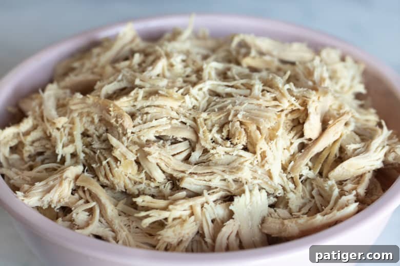 Crockpot Shredded Chicken Breasts