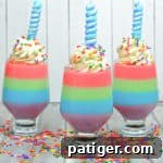 Enchanted Rainbow Gelatin Cups 6 Unicorn Dessert Cups