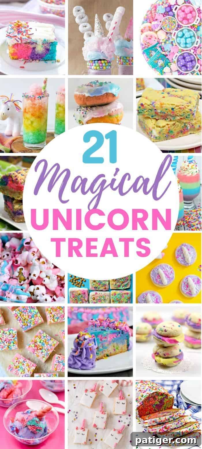 Collection of Magical Unicorn Treats