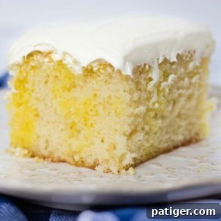 Lemon Poke Cake, an easy and delicious Jello dessert