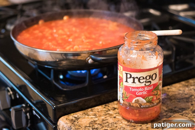 Simple Suppers: 3 Weeknight Wins 6 Adding Rotini to Prego Sauce
