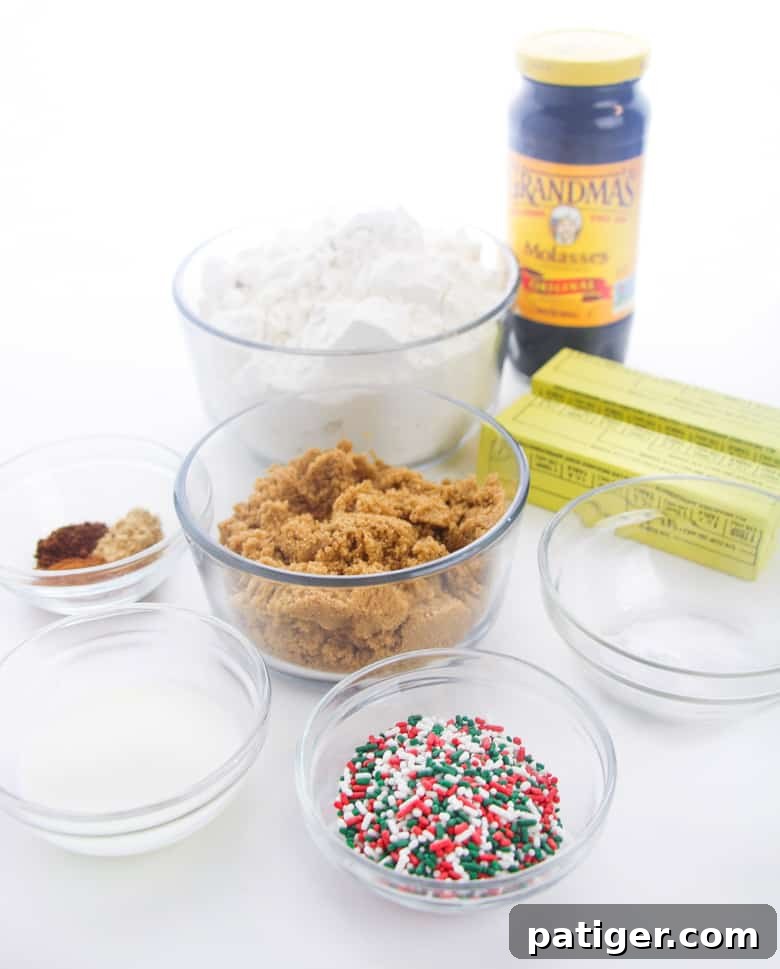 Pillowy Soft Gingerbread Cookies 3 Soft Gingerbread Cookie Ingredients