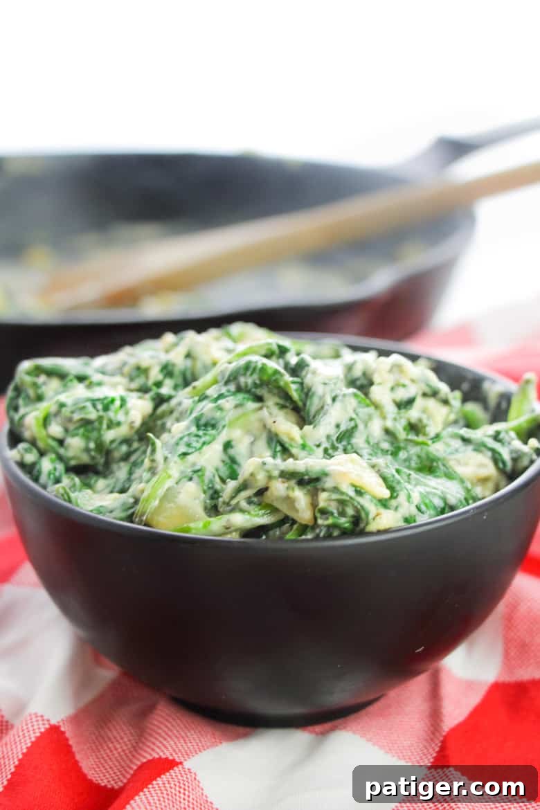 Creamed Spinach Recipe