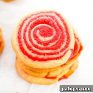 Peppermint Pinwheel Cookies - Recipe Image