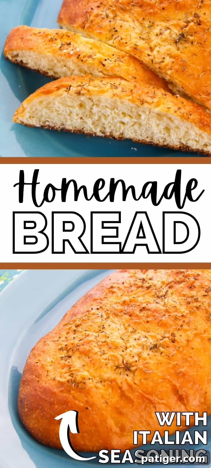 Aromatic Italian Herb Loaf 12 Homemade Bread with Italian Seasoning