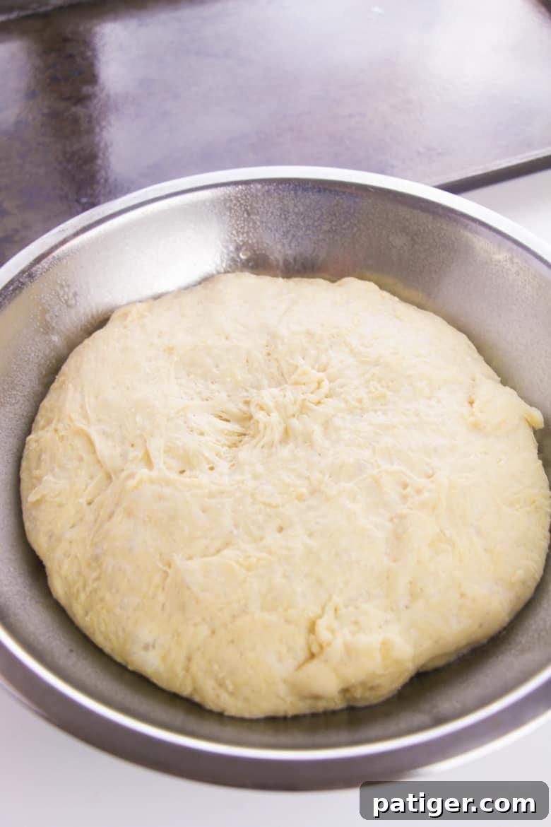 Aromatic Italian Herb Loaf 4 Dough Proofing in bowl