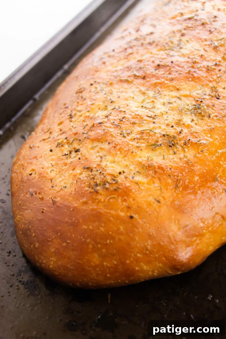 Aromatic Italian Herb Loaf 8 Seasoned Italian Bread