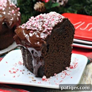 Peppermint Mocha Bundt Cake.