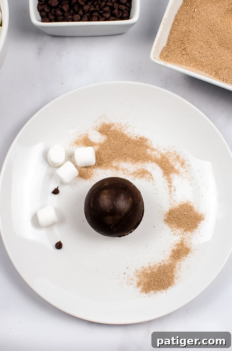 Homemade Hot Chocolate Bomb