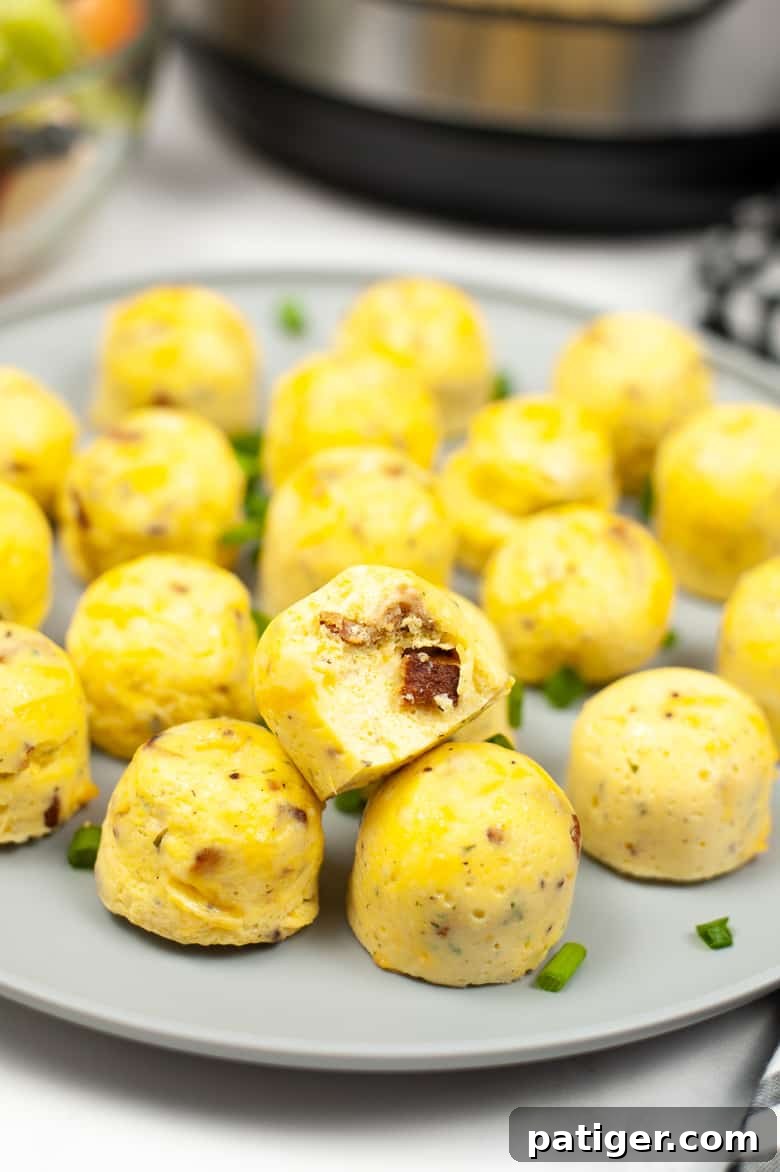 Bacon and egg bites made in Instant Pot