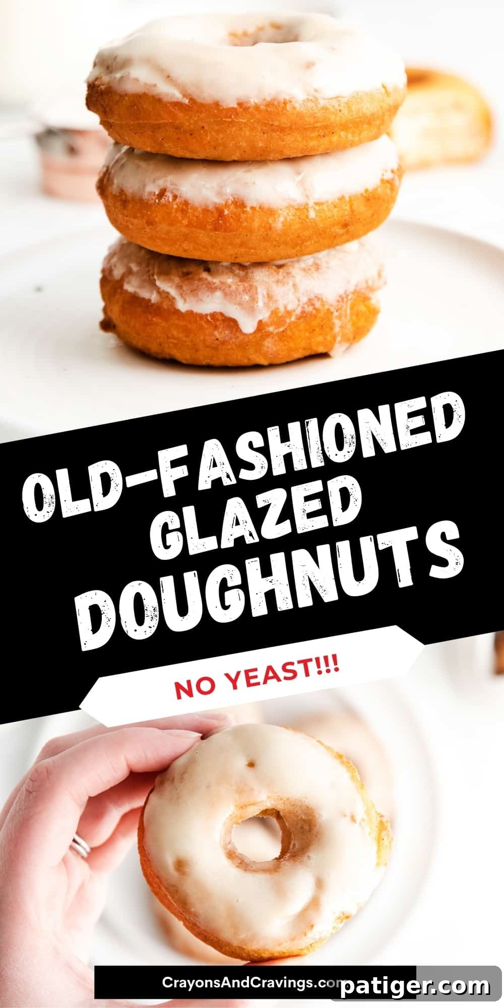 Old Fashioned Glazed Doughnuts - No Yeast!!!