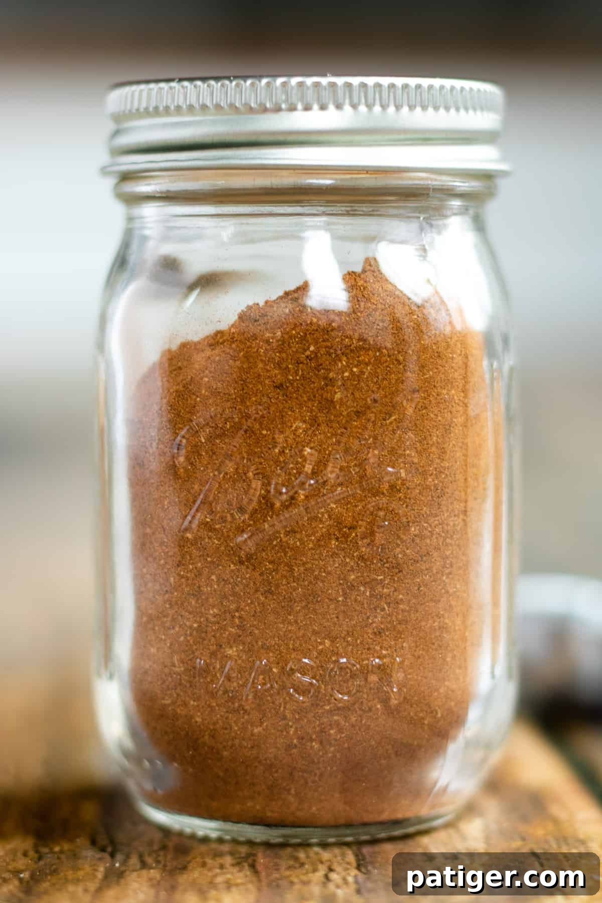 Autumn Orchard Spice 4 small mason jar with homemade apple pie spice