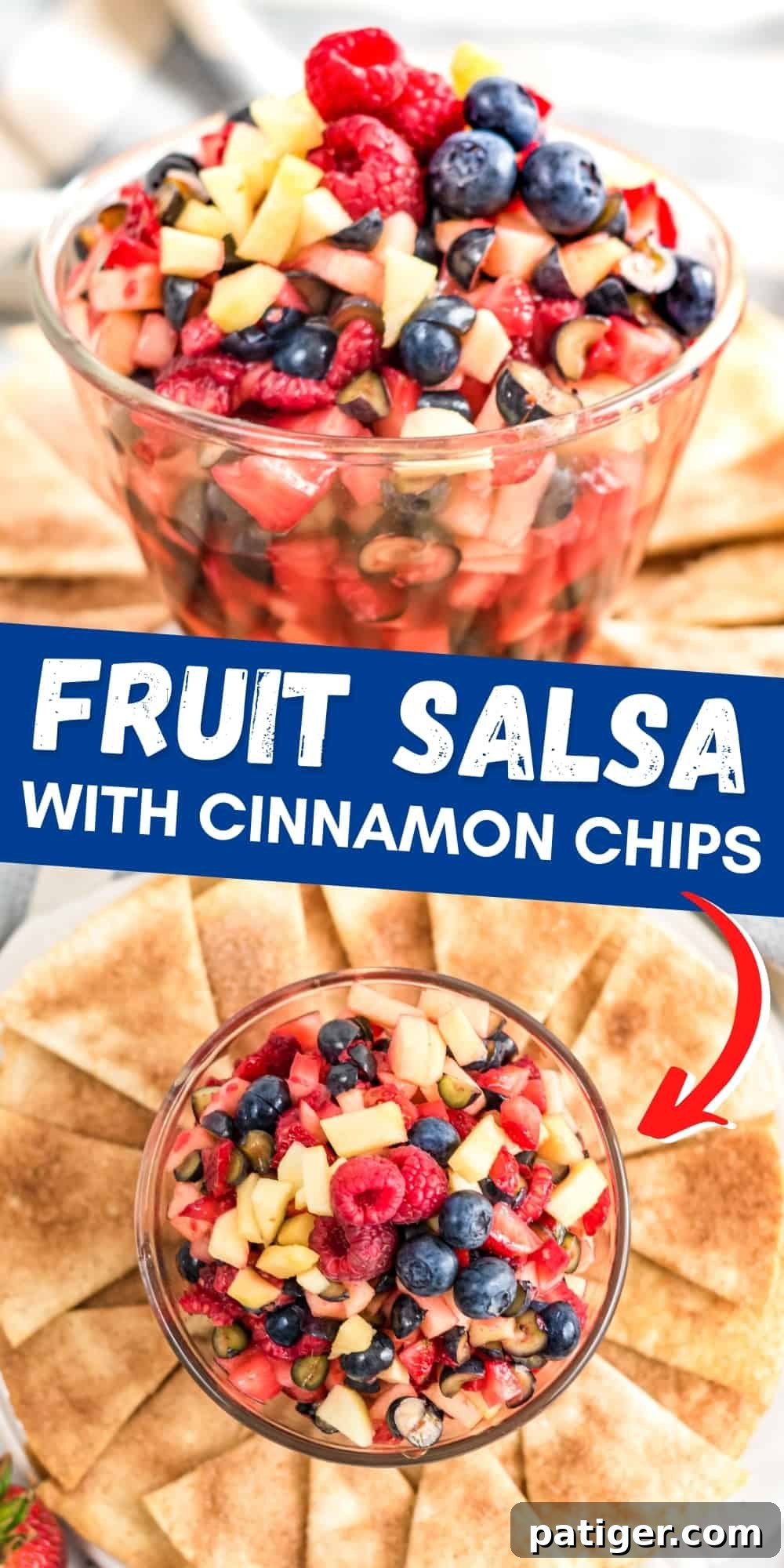 Fruit Salsa with Cinnamon Chips