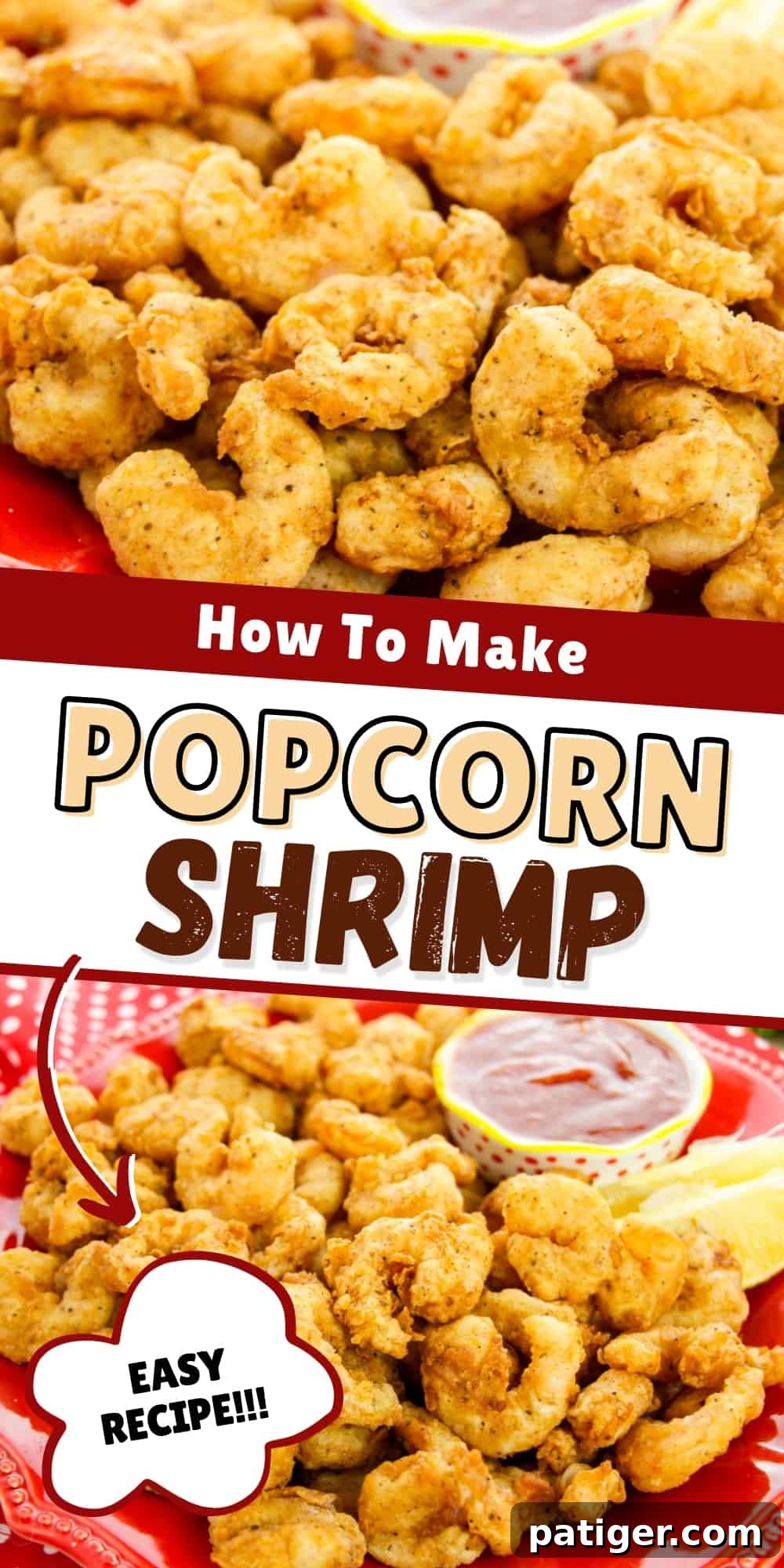 Golden Shrimp Poppers 11 Delicious popcorn shrimp, an easy homemade fried shrimp recipe perfect for any occasion.