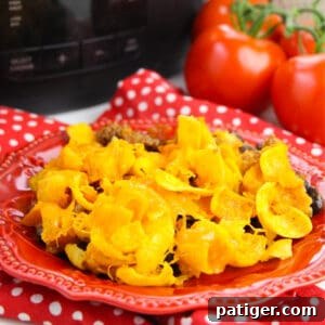 Crockpot Frito Pie, a delicious and easy slow cooker recipe