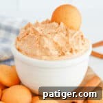 Pumpkin fluff dip served with nilla wafers for dipping, a delightful and easy fall dessert