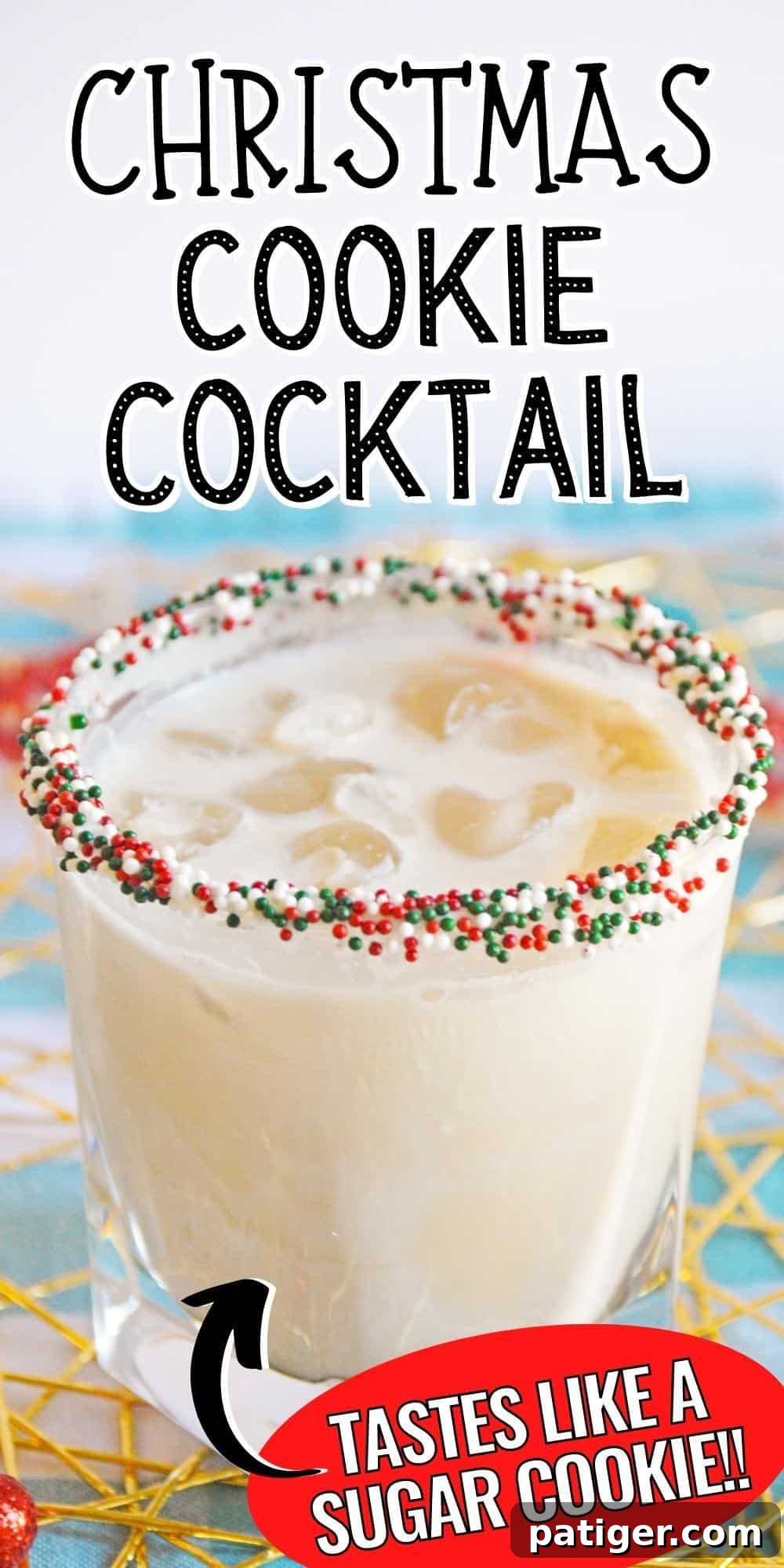 Christmas Cookie Cocktail Pinterest Image