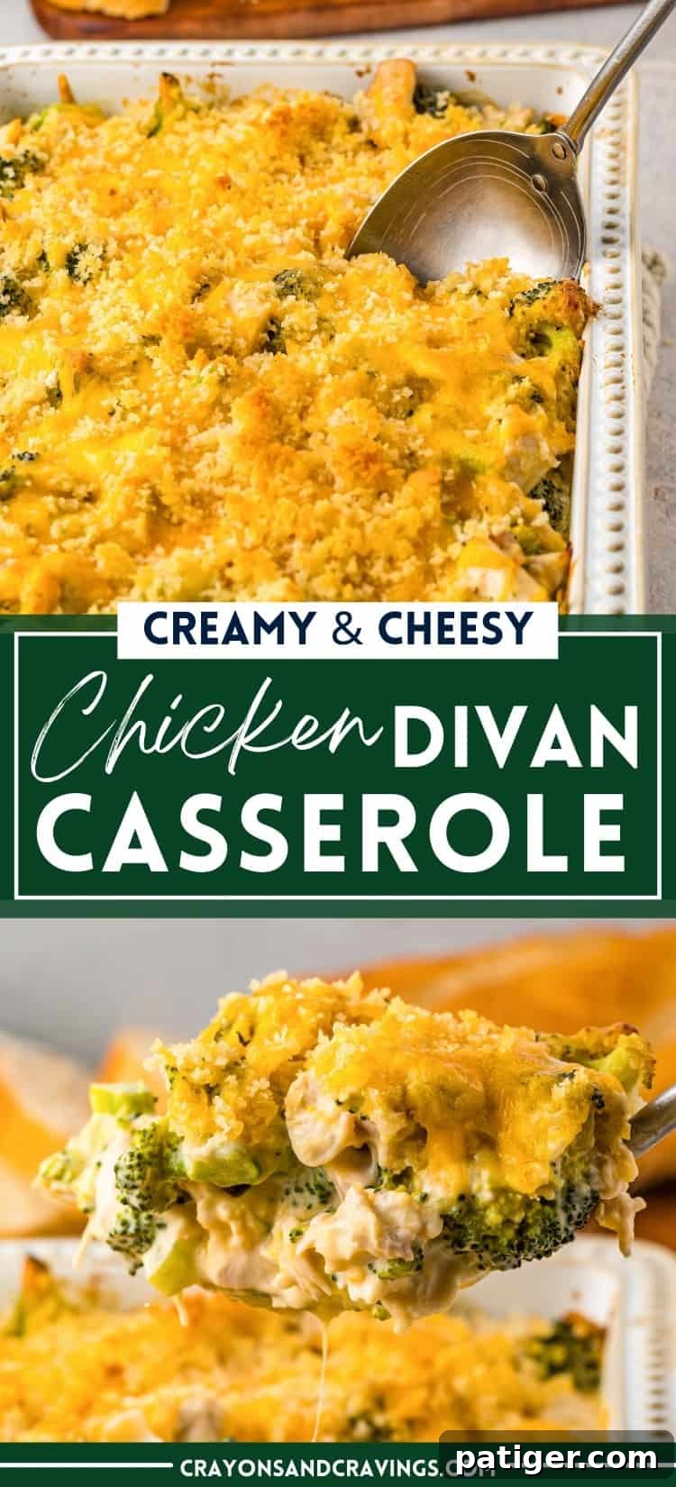 Creamy and Cheesy Chicken Divan Casserole