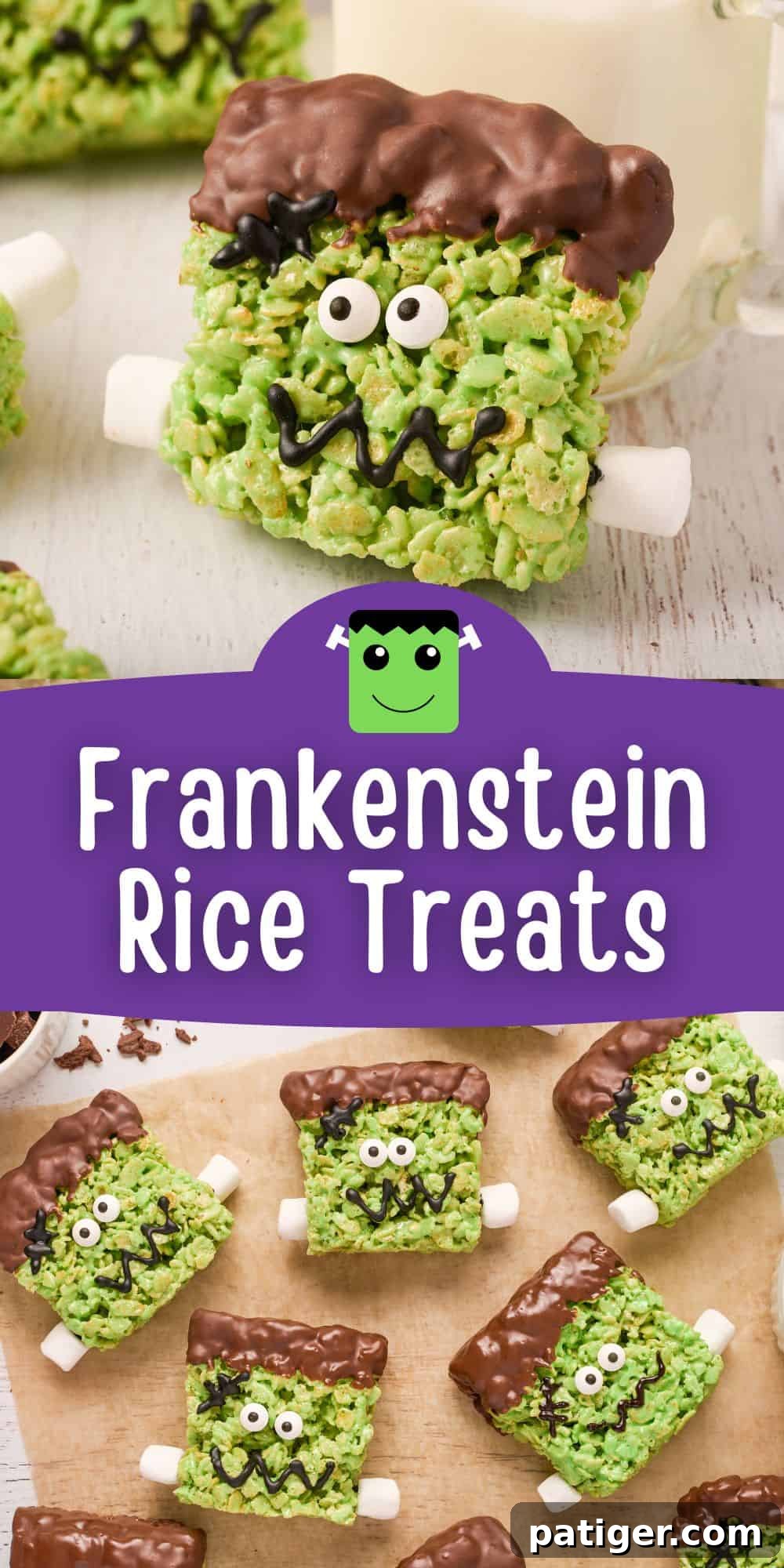 Spooktacular Frankenstein Krispies 17 Frankenstein Rice Krispie Treats.