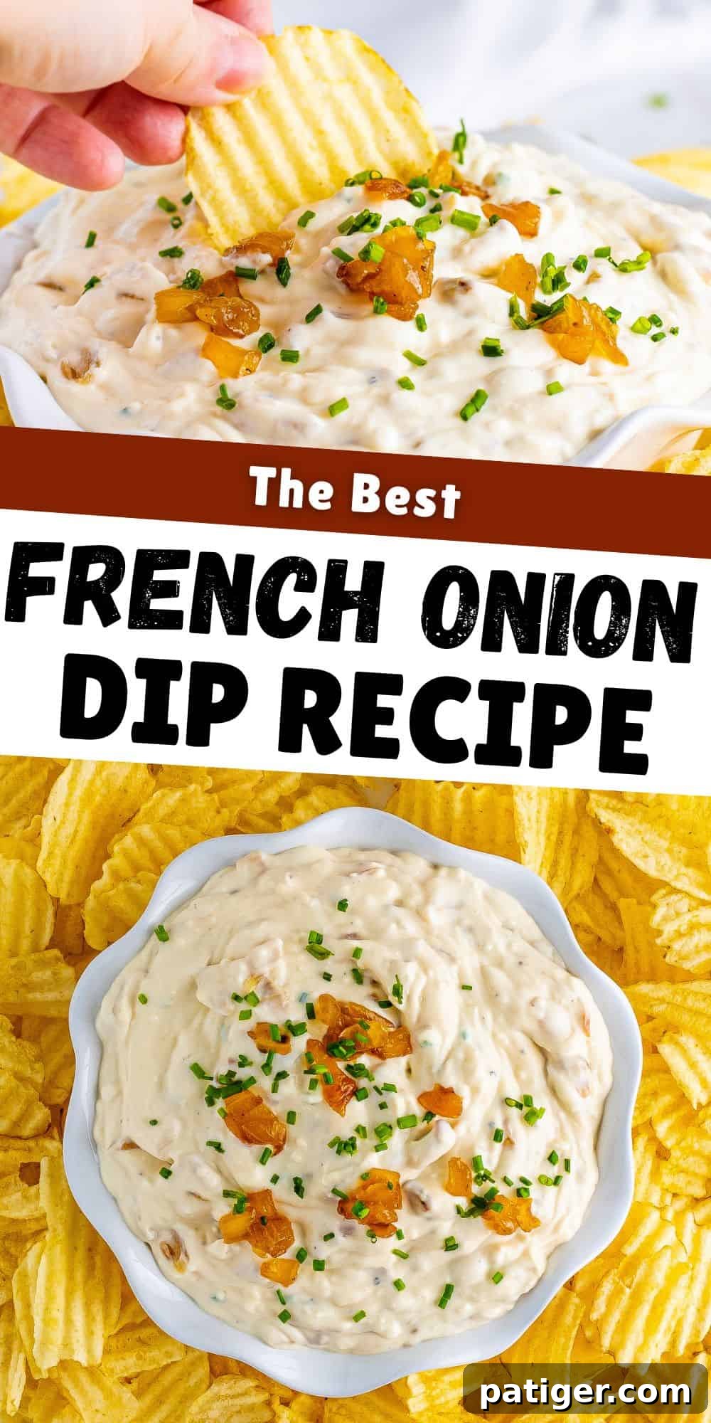 The Best French Onion Dip Recipe.