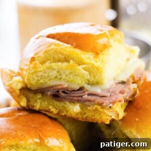 French Dip sliders on Hawaiian Rolls.