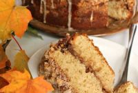 Maple Walnut Crumble Cake