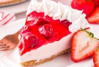 Fırınsız Çilekli Cheesecake
