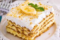 Creamy Banana Icebox Cake