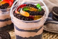 Gummy Worm Dirt Cups